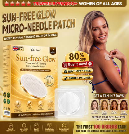 ✨🩺𝗚𝗮𝗳𝗮𝗰𝗲® Sunless Natural Glow - Cerotto transdermico per l'abbronzatura con microaghi